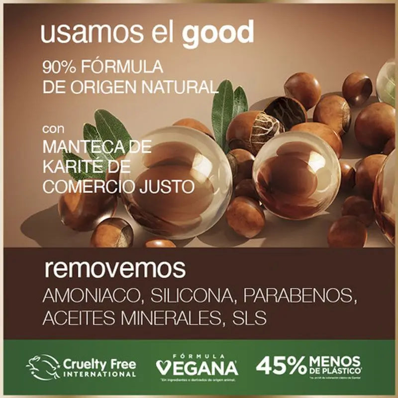 Garnier Good – trvalá farba na vlasy bez amoniaku, 90 % prírodného pôvodu, odtieň 6.6 – granátovo červená.
