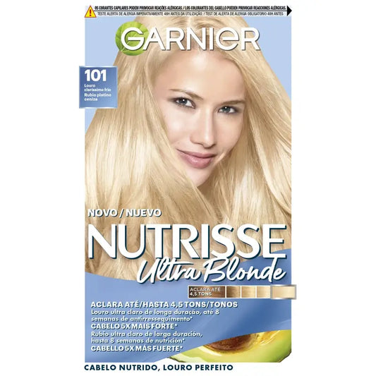 Garnier Nutrisse Zosvetľovač na popelavú platinovú blond č. 101, 160 ml