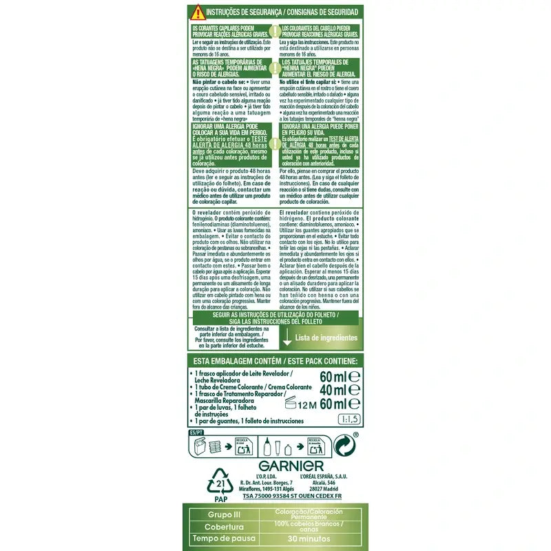 Garnier Nutrisse Trvalá farba na vlasy Zlatá blond, odtieň 7,3, 160 ml