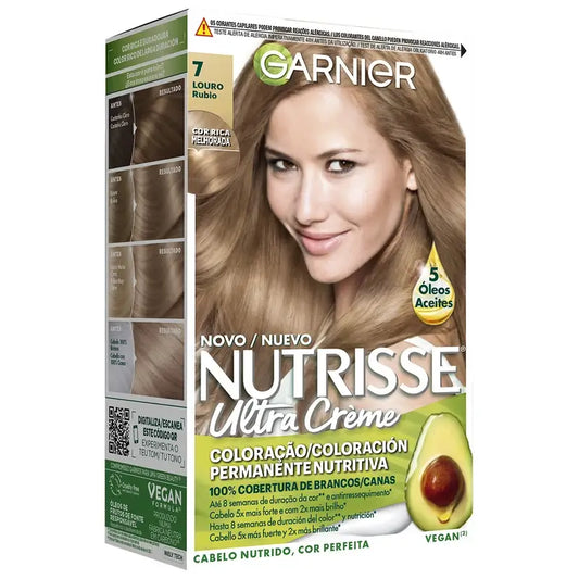 Garnier Nutrisse Trvalá farba na vlasy, blond, odtieň 7, 160 ml