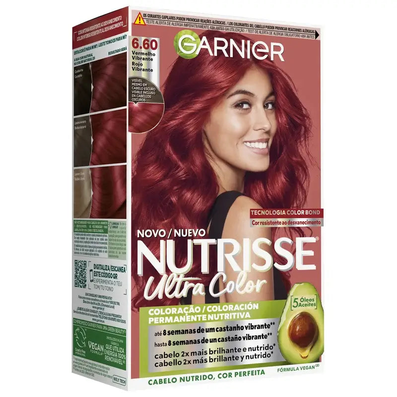 Garnier Nutrisse Ultra Color 6.60 Rouge, 160 ml