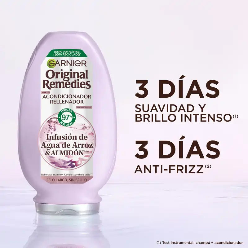 Garnier Original Remedies Kondicionér s ryžovou vodou a škrobom, 250 ml