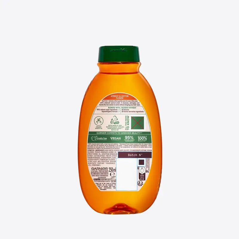 Garnier Original Remedies Ultra Suave 2 v 1 hypoalergénny šampón s vôňou marhúľ, 250 ml