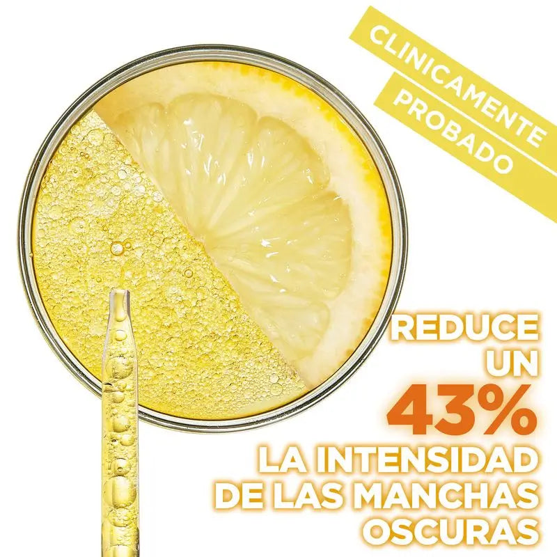 Garnier sérum proti pigmentovým škvrnám s vitamínom C, niacinamidom a salicylovou kyselinou. Znižuje výskyt tmavých škvŕn o 43 %.