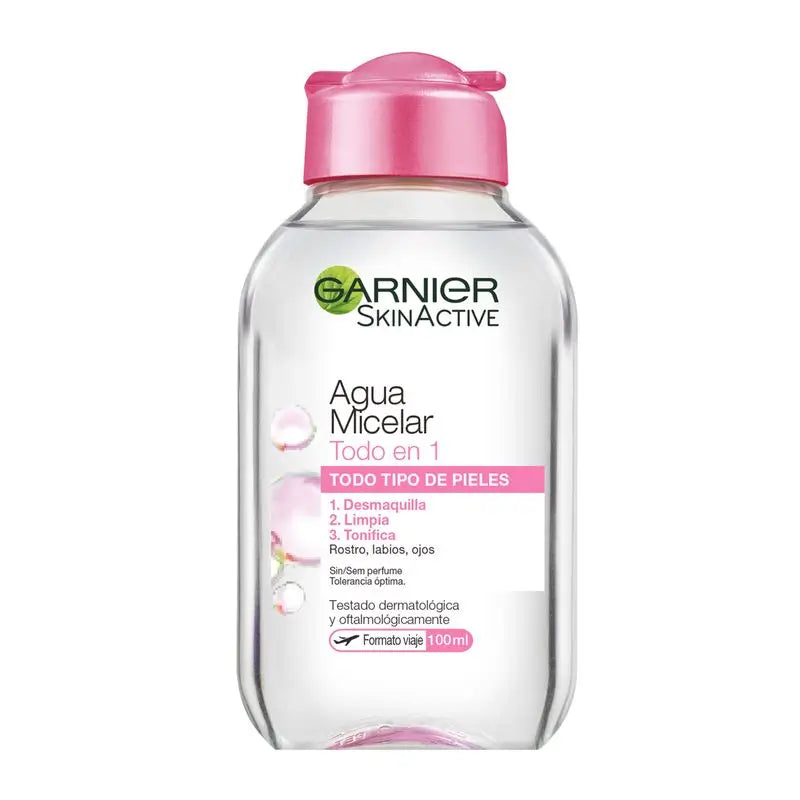 Garnier Skin Active Klasická micelárna voda v cestovnom balení pre normálnu pleť – všetko v jednom – 100 ml