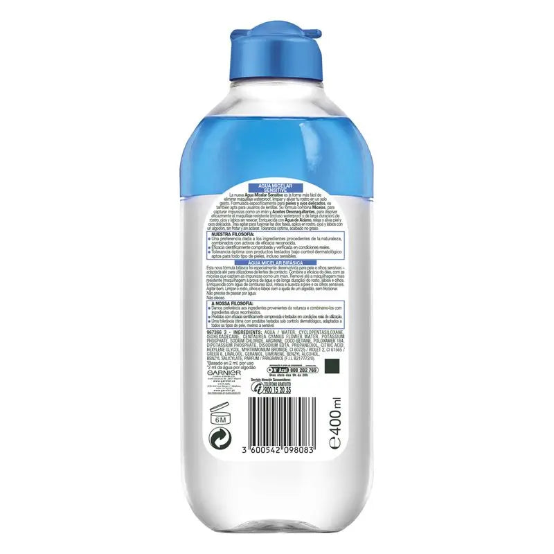 Garnier Skin Active Micelárna voda Sensitive pre citlivú pleť – 400 ml