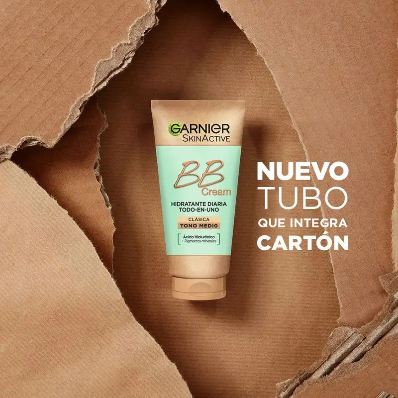 Garnier Skinactive BB krém Classic, stredný odtieň. Hydratačný tónovací krém „všetko v jednom“ s SPF 15, 50 ml