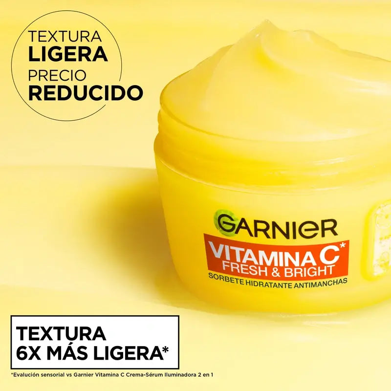 Garnier Vitamin C Fresh & Bright Hydratačný krém proti pigmentovým škvrnám, 85 ml
