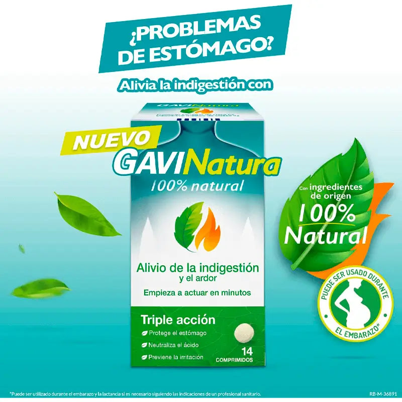 Gavinatura – úľava pri poruchách trávenia a pálení záhy, 14 tabliet