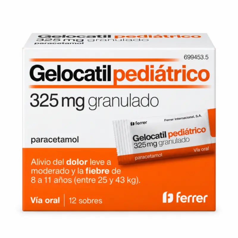 Gelocatil 325 mg, 12 vrecúšok s granulátom