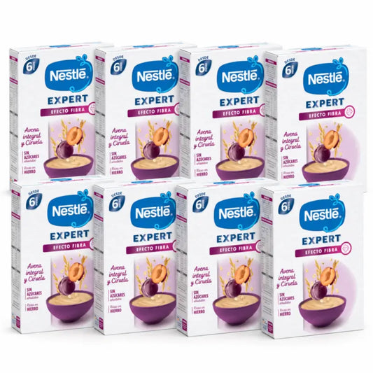 Gerber detská kaša z ovsených vločiek a sliviek, 8 × 250 g
