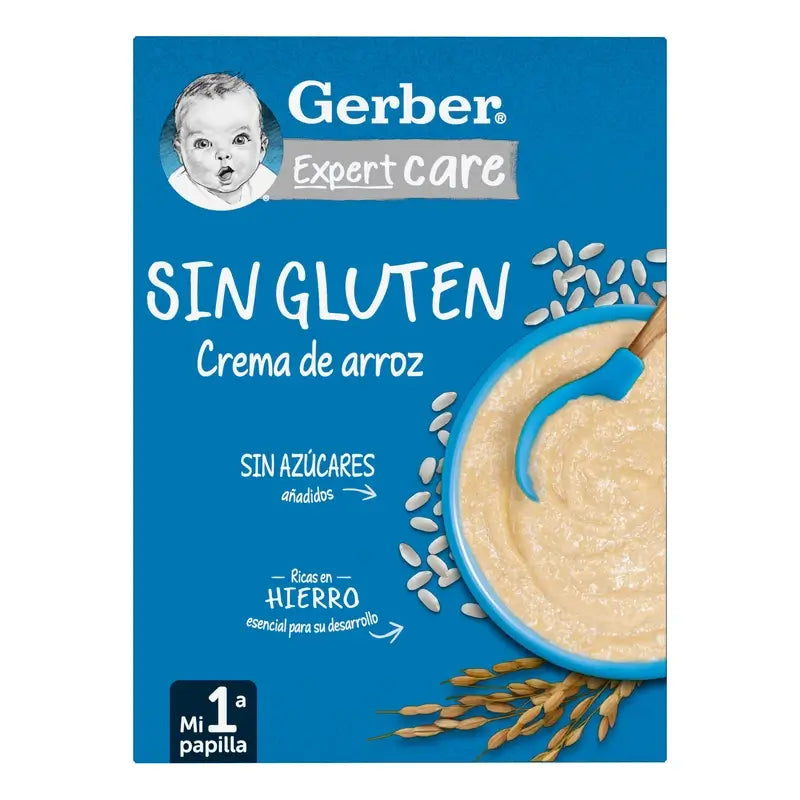 GERBER Bezlepková detská kaša – ryžová kaša 250 g