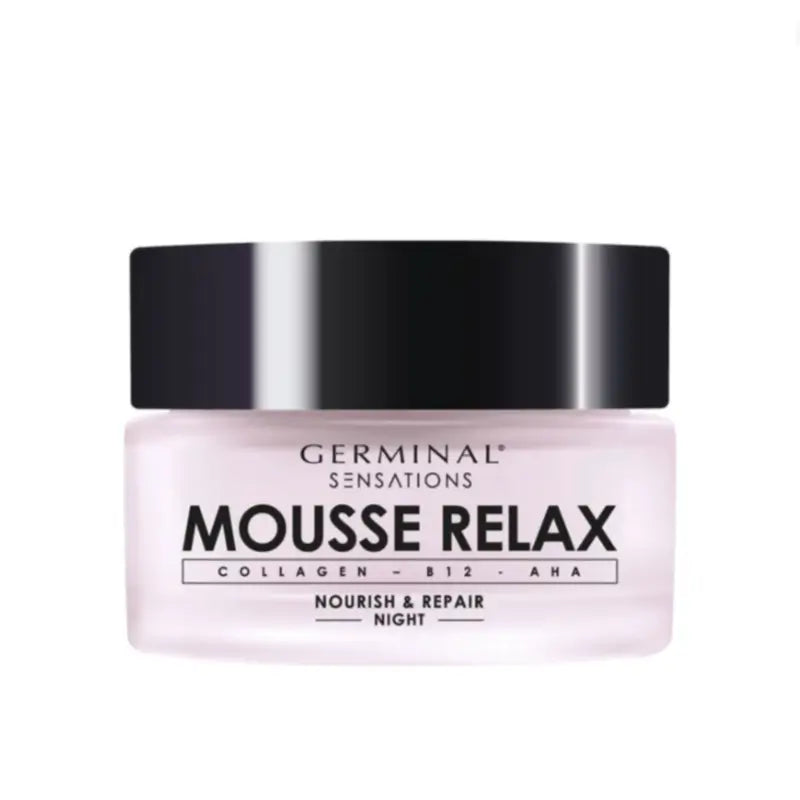 Germinal Sensations Mousse Relax — Nočný krém s kolagénom a AHA, 50 ml