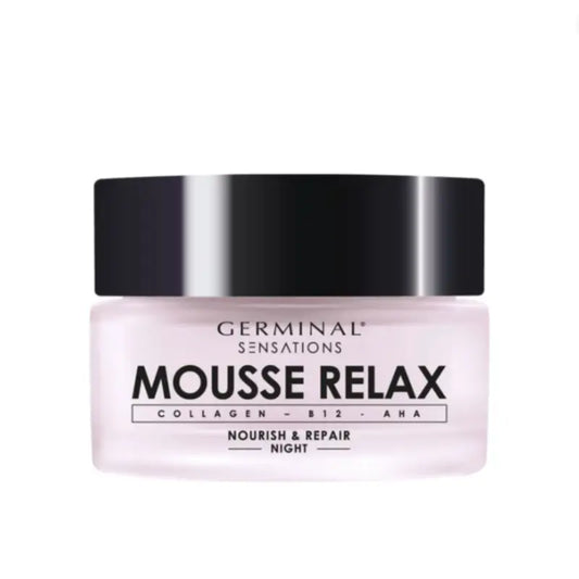 Germinal Sensations Mousse Relax — Nočný krém s kolagénom a AHA, 50 ml