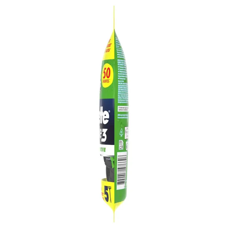 Gillette Blue3 Sensitive – jednorazový holiaci strojček pre mužov, 5 kusov