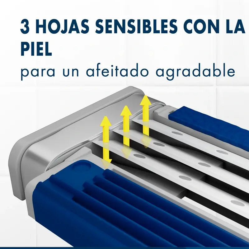 Gillette Blue3 Smooth jednorazové holiace strojčeky pre mužov, 5 kusov