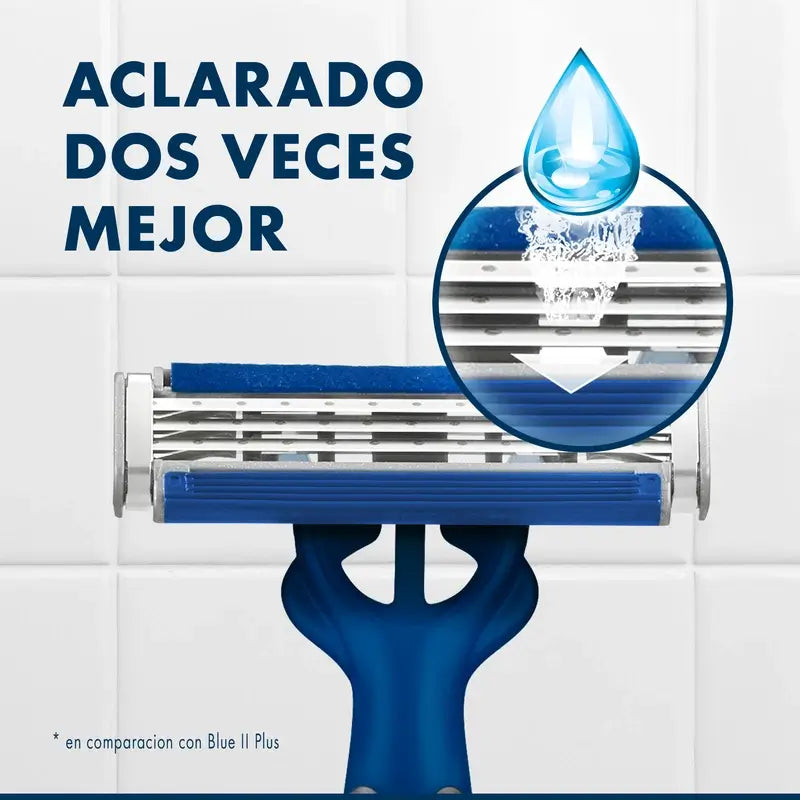 Gillette Blue3 Smooth jednorazové holiace strojčeky s 3 čepieľkami, 16 kusov