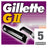 Gillette Gii náhradné hlavice do holiaceho strojčeka, 5 kusov