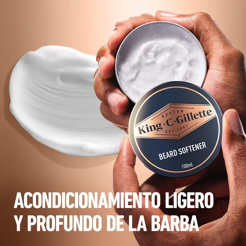 Gillette King C. Jemný balzam na bradu, 100 ml