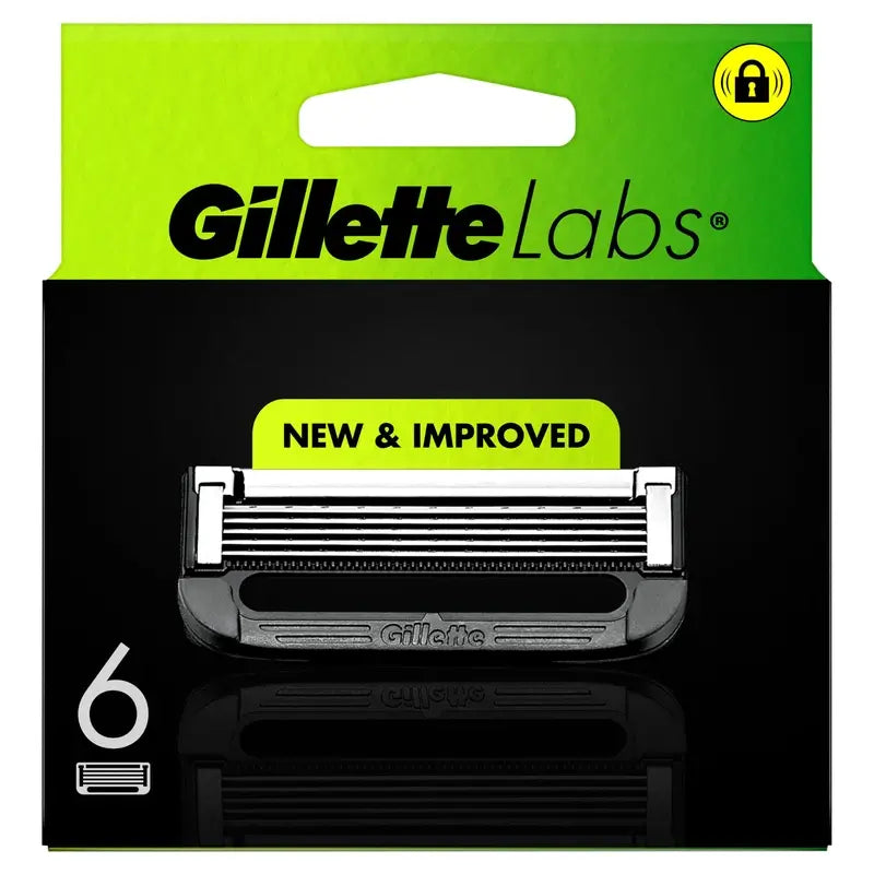 Náhradné hlavice Gillette Labs, 6 x 2 kusy