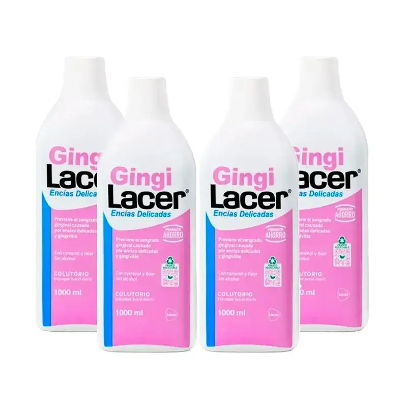 Gingilacer ústna voda, balenie 4 x 1000 ml