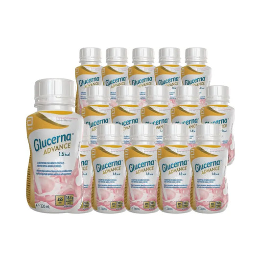Glucerna Advance 1,6 Jahoda, 30 × 220 ml 