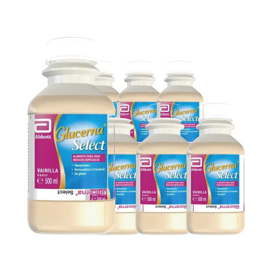 Glucerna Select 8 R.T.H. Vanilka, 8 × 500 ml 