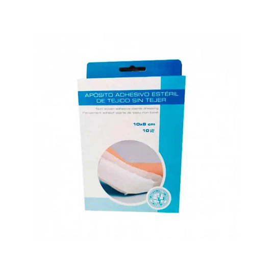 Large Cross Sterilised Adhesive Sterilised Adhesive Wrap 15 x 10 cm 10 units