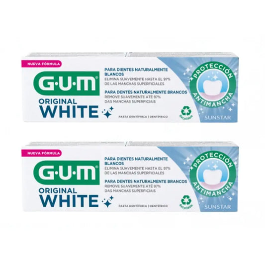 Zubná pasta Gum Original White 75 ml, 2 tuby