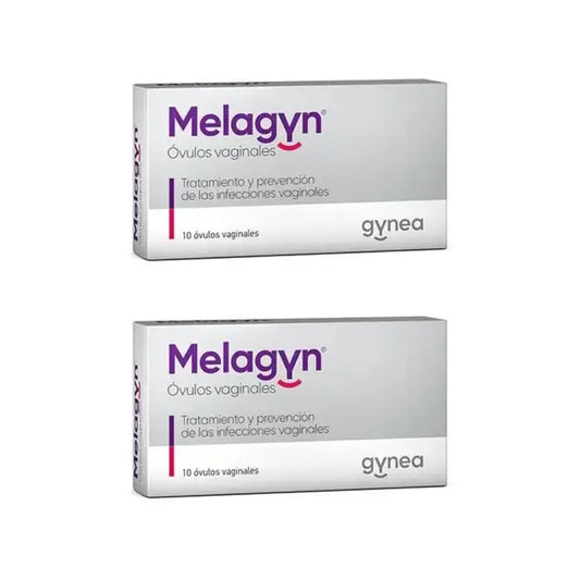 Gynea Melagyn vaginálne čapíky, 2 × 10 kusov 