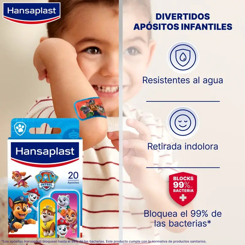 Hansaplast Paw Patrol Kids, 20 náplastí