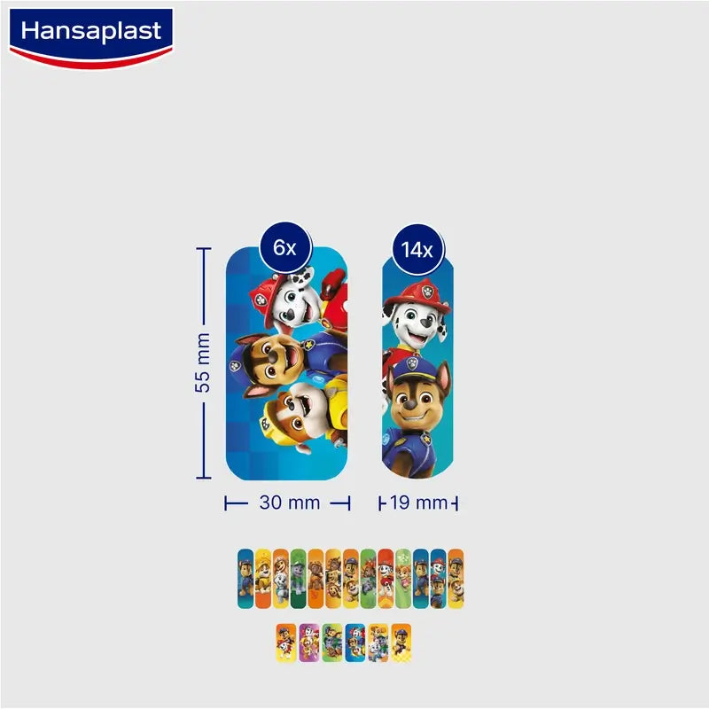 Hansaplast Paw Patrol Kids, 20 náplastí