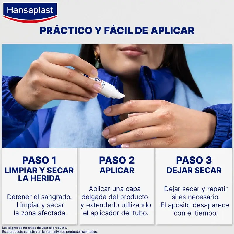 Hansaplast Second Skin Protection – koncentrovaný tekutý obväz, 60 aplikácií