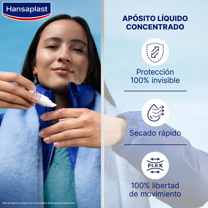Hansaplast Second Skin Protection – koncentrovaný tekutý obväz, 60 aplikácií