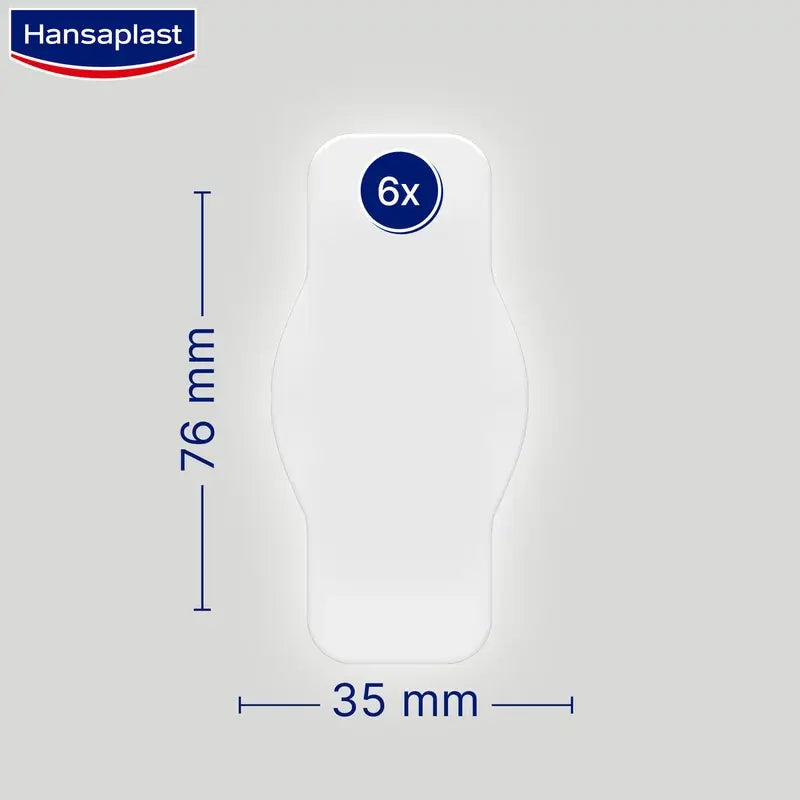 Hansaplast Second Skin Protection Regular, 6 kusov