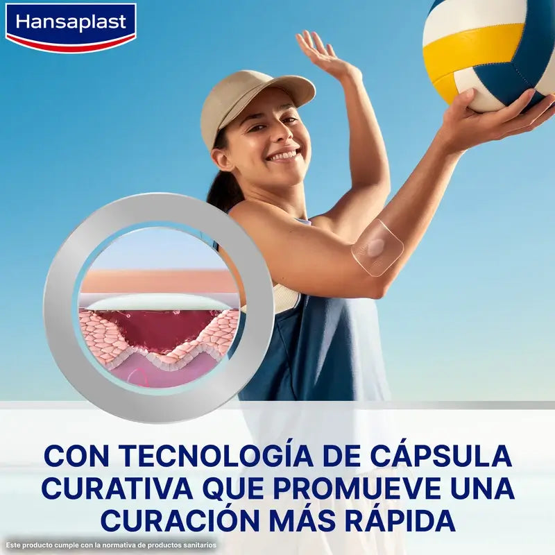 Hansaplast Second Skin Protection XL, 3 kusy