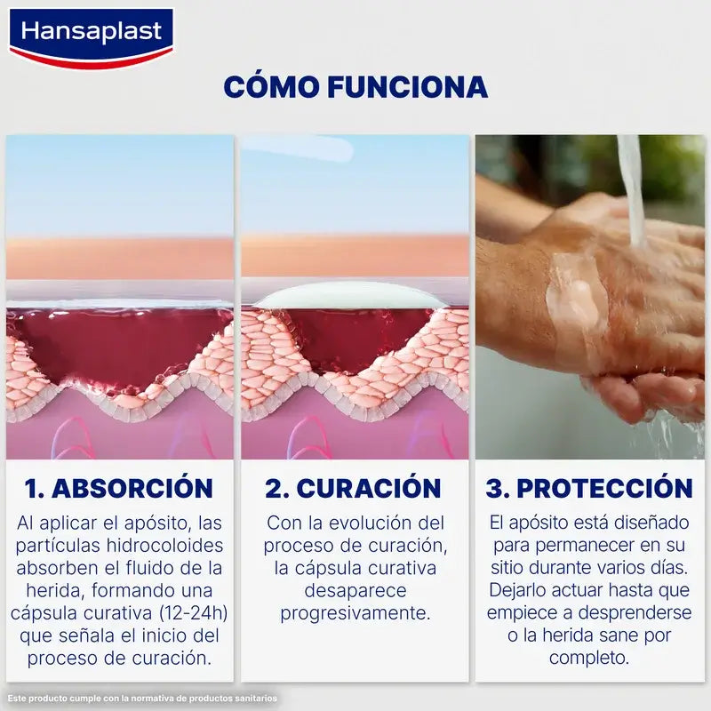 Hansaplast Second Skin Protection XL, 3 kusy