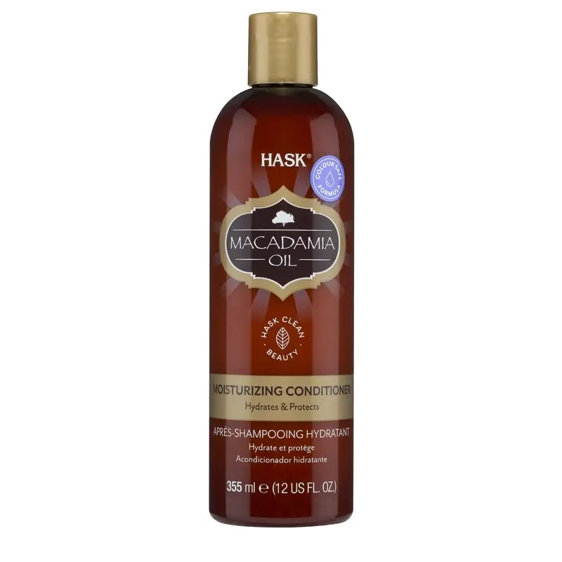 Hask Hydratačný kondicionér s makadamiovým olejom, 355 ml