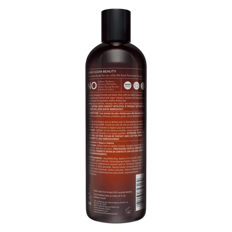 Hask Výživný šampón s kokosovým olejom a monoi, 355 ml