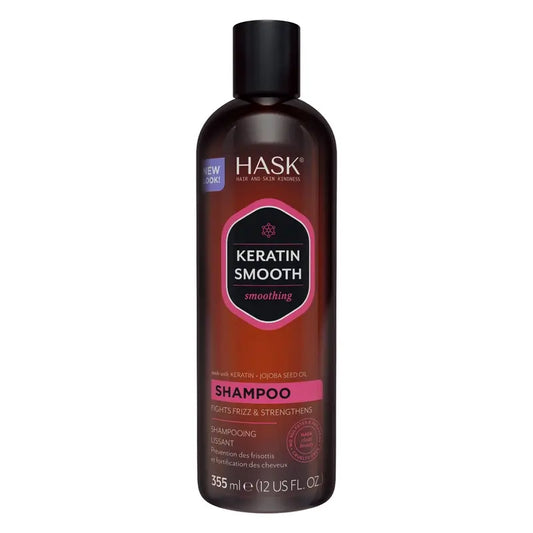 Hask šampón na jemné a hladké vlasy s keratínom a proteínmi, 355 ml
