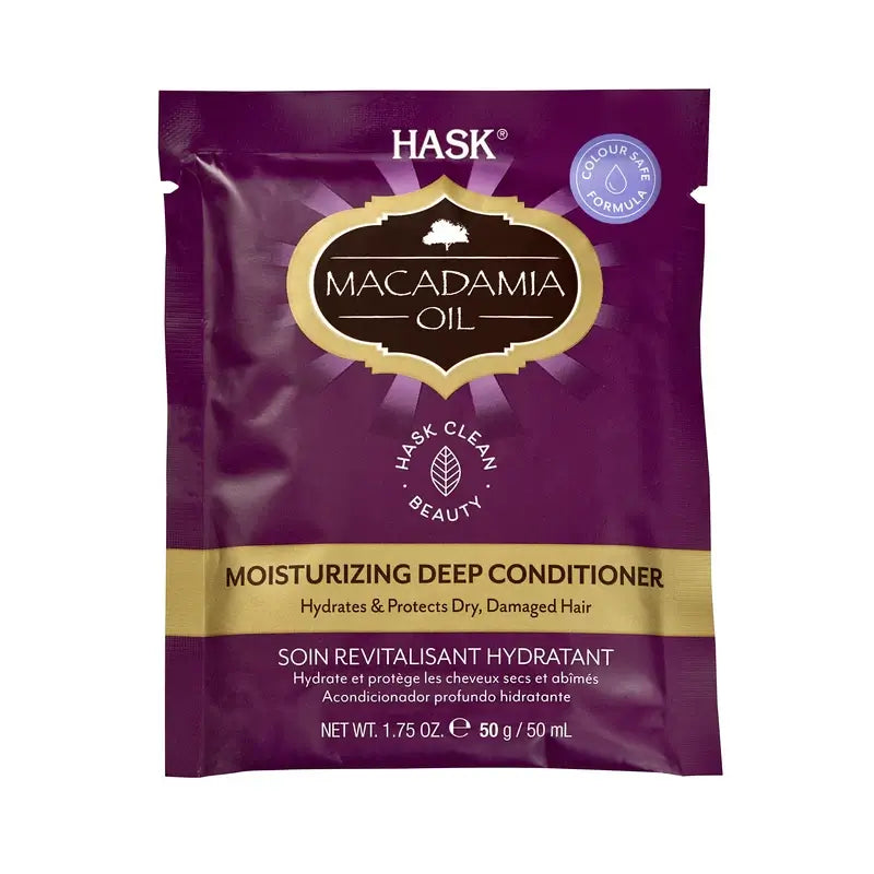 Hask Hydratačná maska s makadamiovým olejom, 50 g