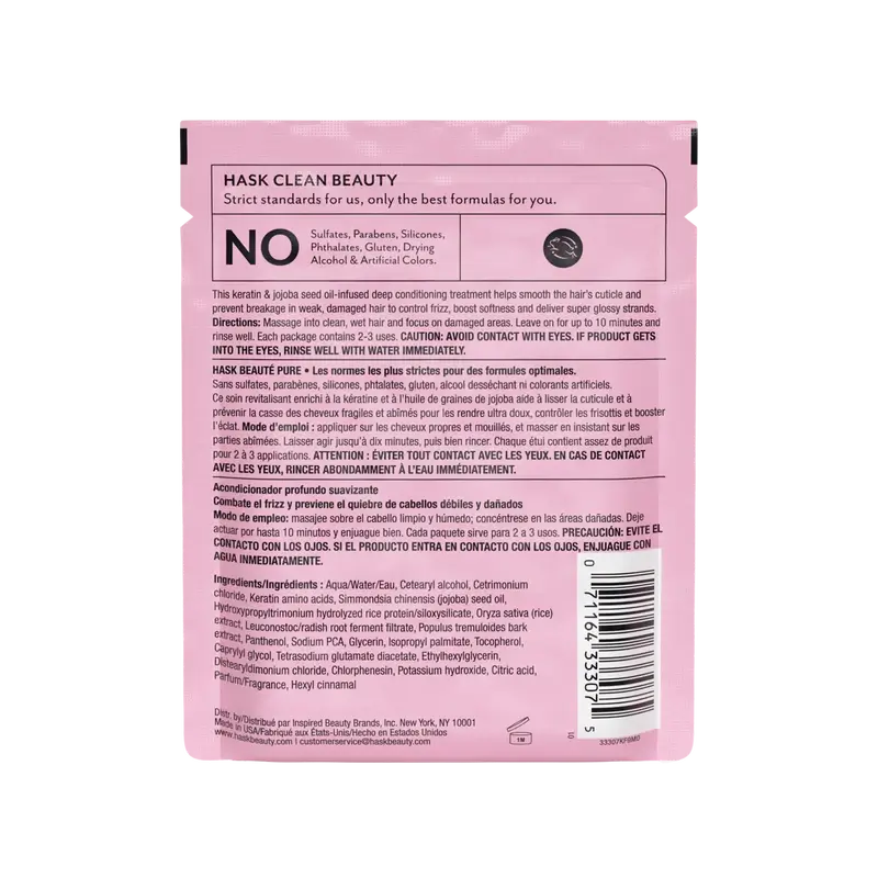Hask Maska na hladké a lesklé vlasy s keratínom a proteínmi, 50 g