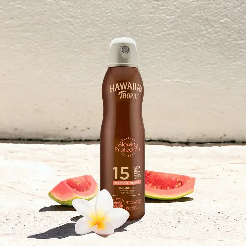 Hawaiian Tropic Olejový sprej Glowing SPF 15 180 ml