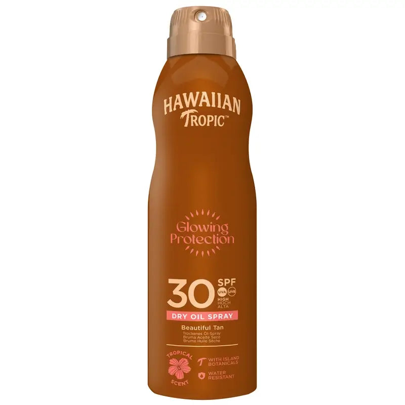 Hawaiian Tropic HT Olejový sprej Glowing SPF 30, 180 ml