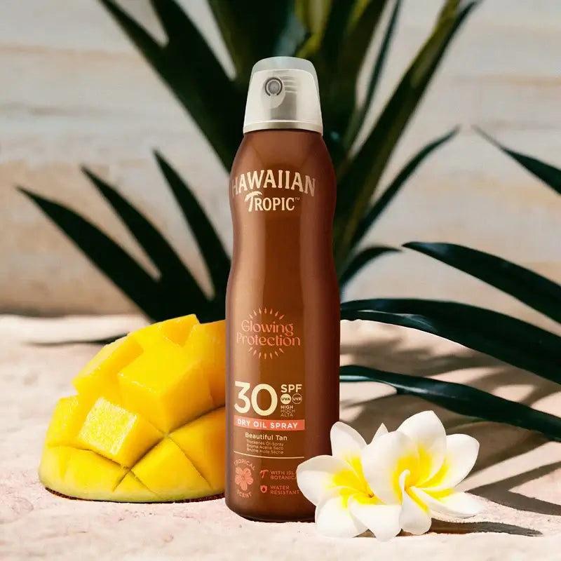 Hawaiian Tropic HT Olejový sprej Glowing SPF 30, 180 ml