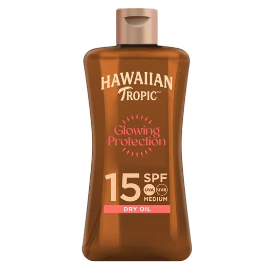 Hawaiian Tropic HT Mini olej Glowing SPF 15, 100 ml, balenie po 12 ks
