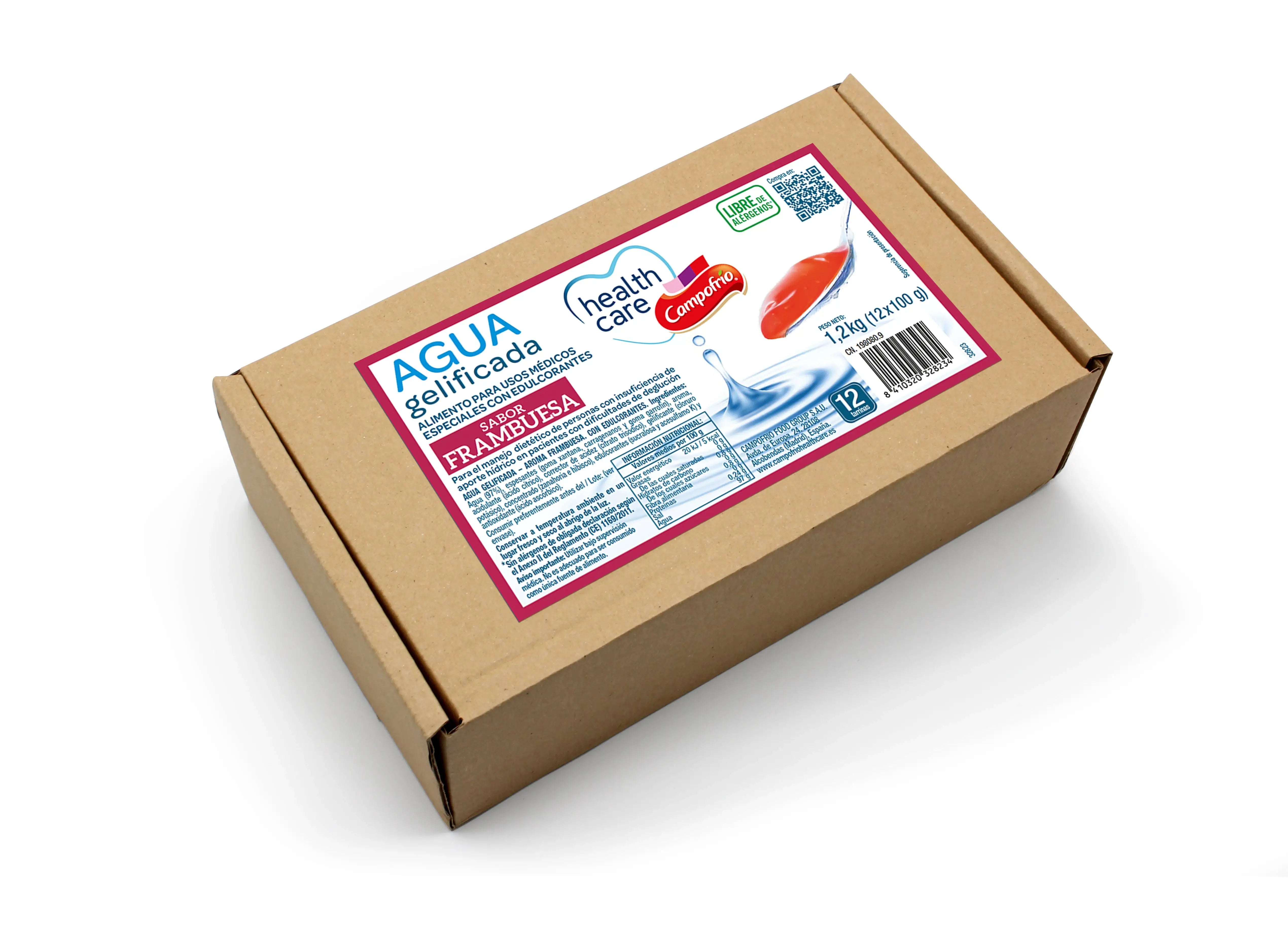 Health Care Campofrio Želé z malín 100 g x 12 kusov