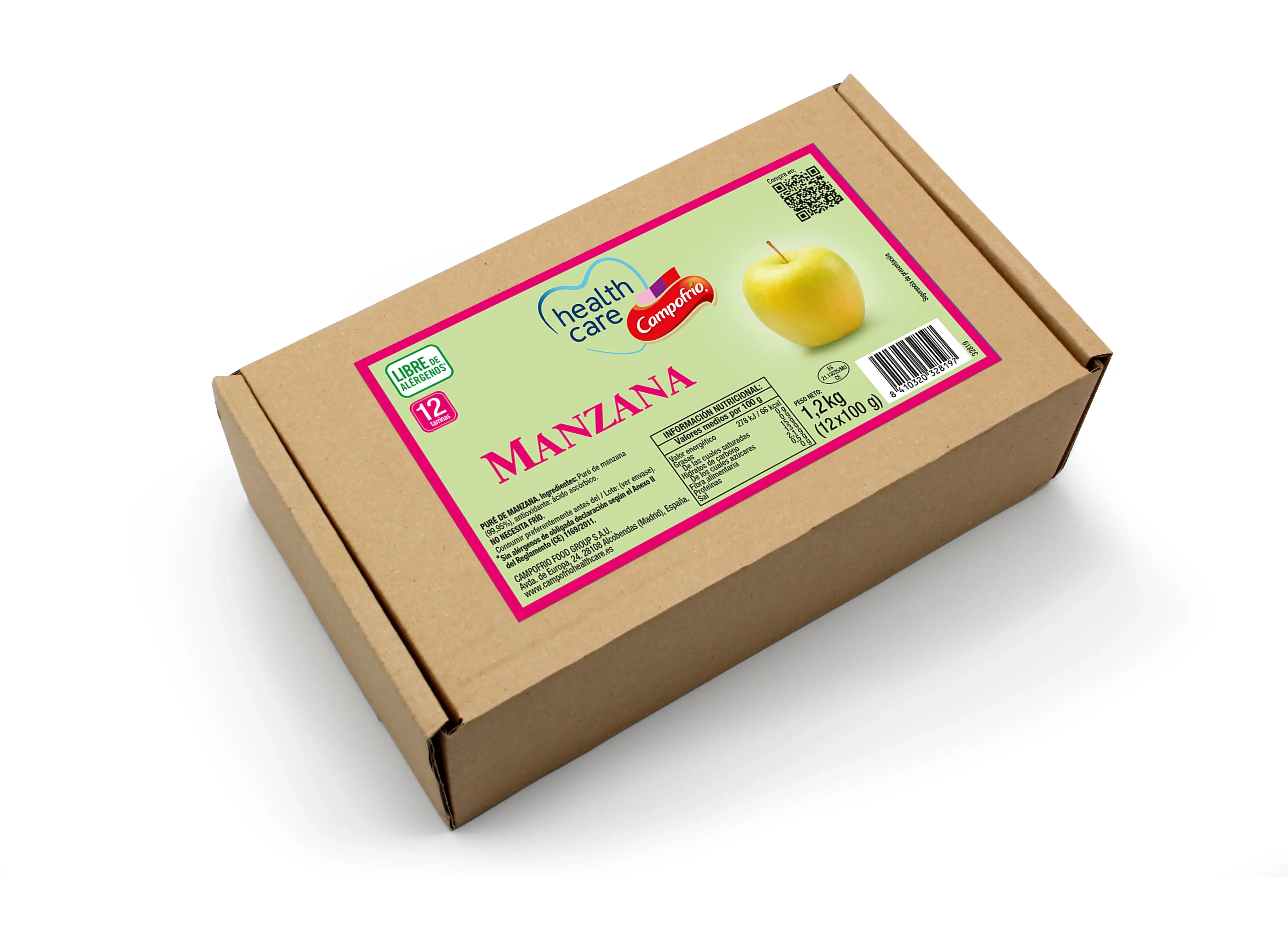 Health Care Campofrio Rozdrvené jablká 100 g x 12 kusov