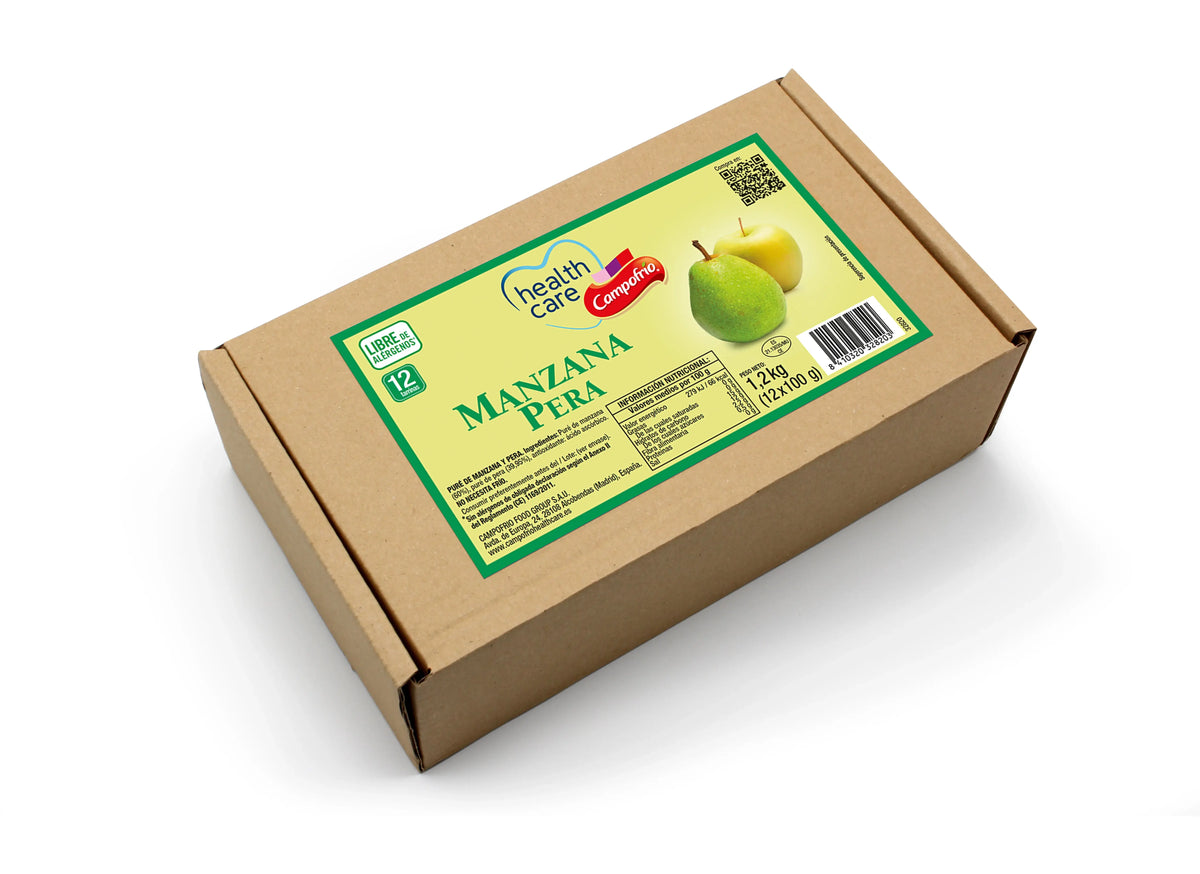 Health Care Campofrio Jablko a rozmixovaná hruška 100 g x 12 kusov