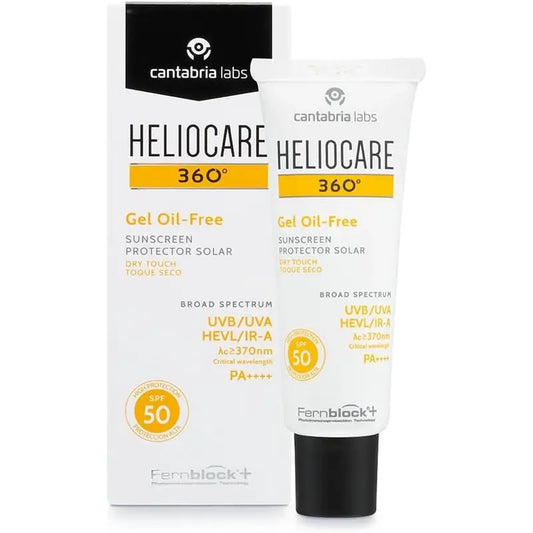 Heliocare 360º bezolejový opaľovací gél na tvár SPF 50+, 50 ml